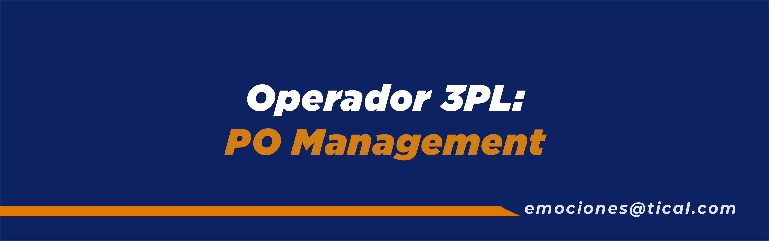 Operador 3PL: PO Management